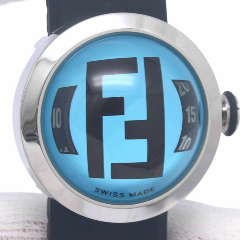 FENDI Bousla F801231 8010L 女士腕錶,不鏽鋼 x 橡膠錶帶,130504-6