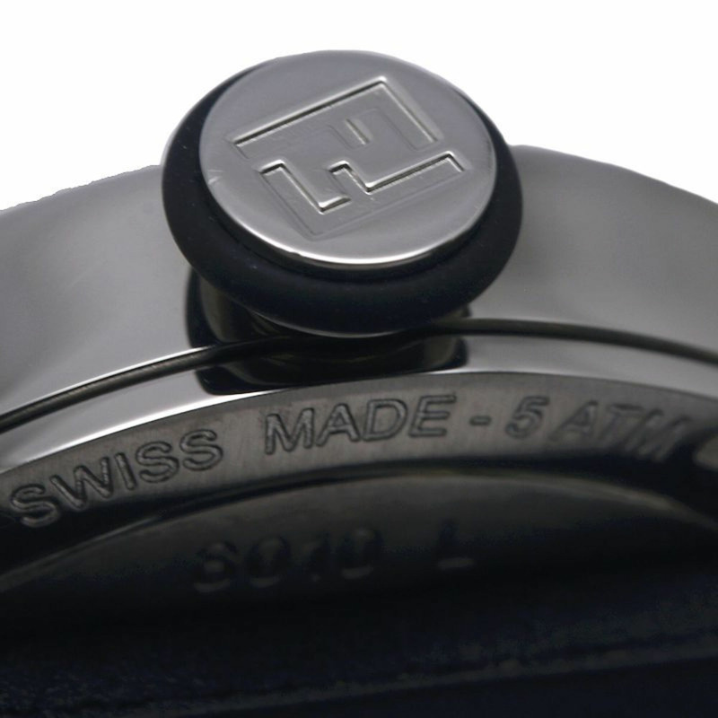 FENDI Bousla F801231 8010L 女士腕錶,不鏽鋼 x 橡膠錶帶,130504-18