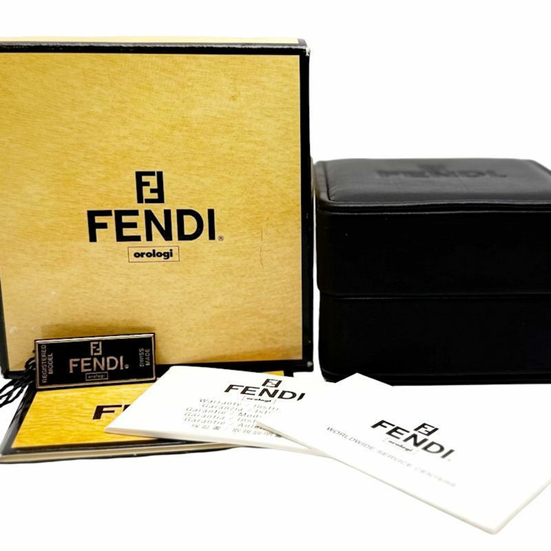 FENDI Bousla F801231 8010L 女士腕錶,不鏽鋼 x 橡膠錶帶,130504-19
