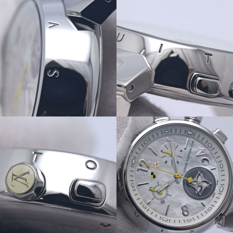 路易威登 Tambour Lovely Cup MM 計時碼錶 Q132C2 女士腕錶 40315-6