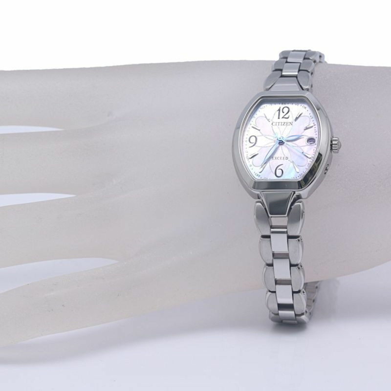 西鐵城 Exceed ES9480-56W H060-T027440 女士腕錶，超級鈦金屬 130490-2