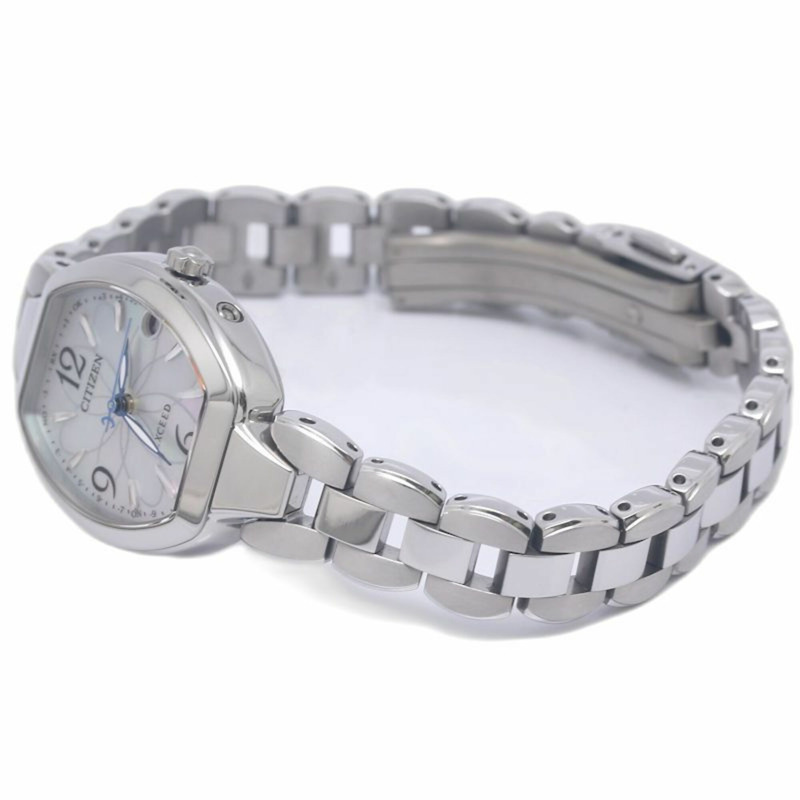 西鐵城 Exceed ES9480-56W H060-T027440 女士腕錶，超級鈦金屬 130490-3