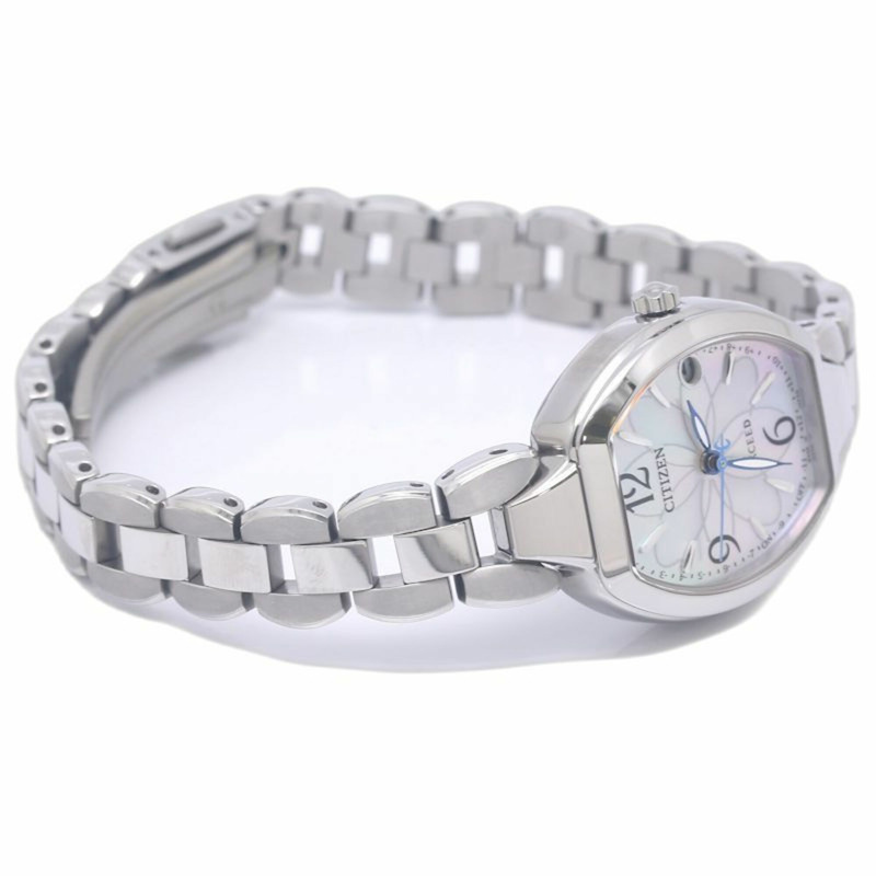 西鐵城 Exceed ES9480-56W H060-T027440 女士腕錶，超級鈦金屬 130490-4