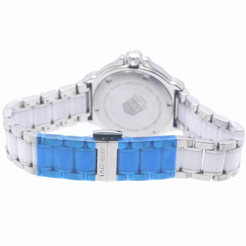 TAG Heuer Formula 1 鑲鑽錶圈 WAH1215.BA0861 女士腕錶 白色陶瓷 x 不鏽鋼 40309-4