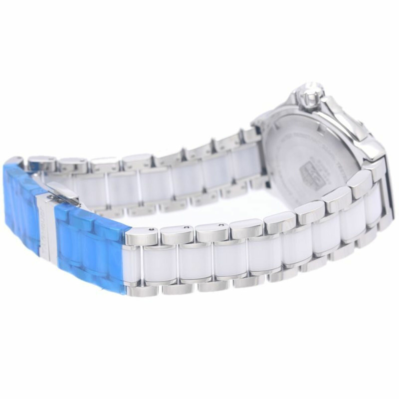 TAG Heuer Formula 1 鑲鑽錶圈 WAH1215.BA0861 女士腕錶 白色陶瓷 x 不鏽鋼 40309-5