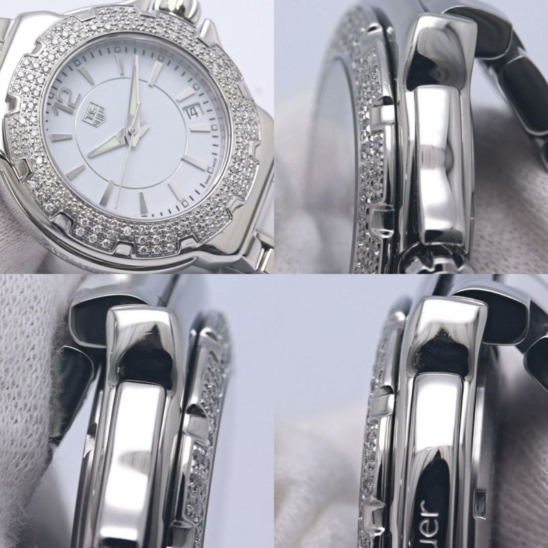 TAG Heuer Formula 1 鑲鑽錶圈 WAH1215.BA0861 女士腕錶 白色陶瓷 x 不鏽鋼 40309-7