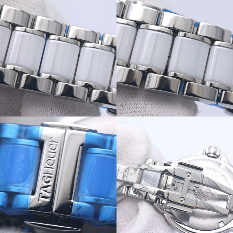 TAG Heuer Formula 1 鑲鑽錶圈 WAH1215.BA0861 女士腕錶 白色陶瓷 x 不鏽鋼 40309-9