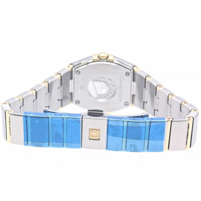 歐米茄星座系列磨砂12鑽錶 123.20.24.60.58.001 女士 K18YGxSS 40304-4