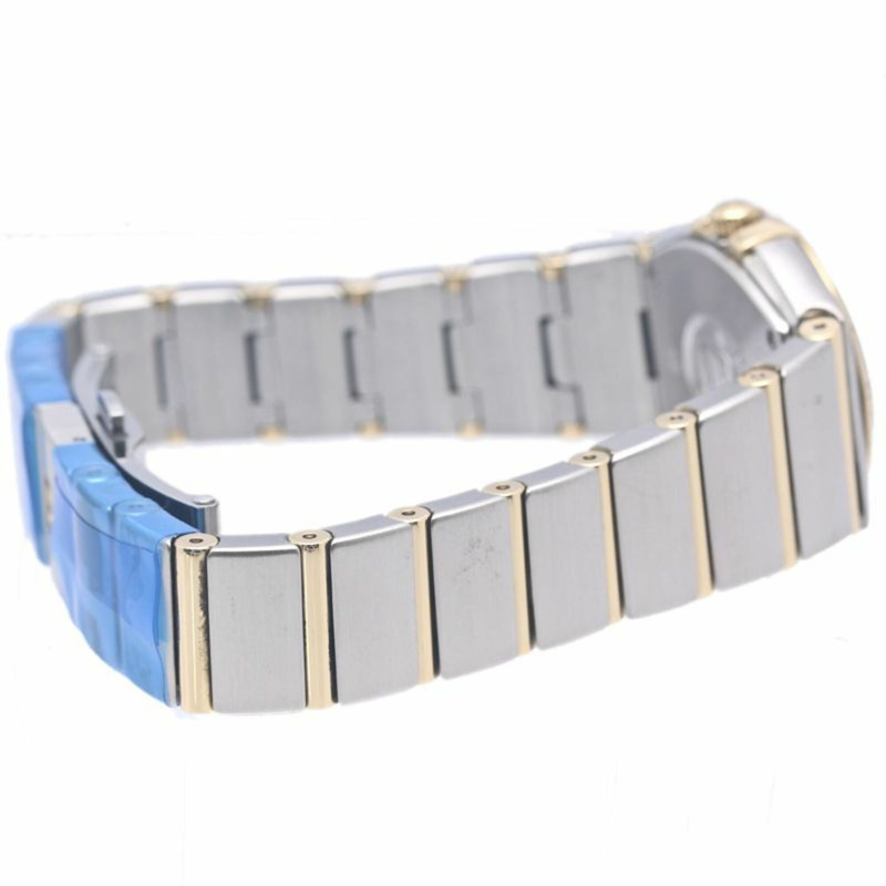 歐米茄星座系列磨砂12鑽錶 123.20.24.60.58.001 女士 K18YGxSS 40304-6