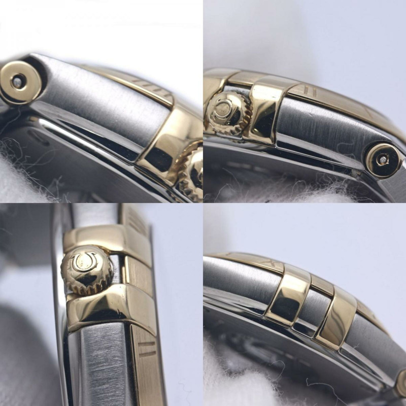 歐米茄星座系列磨砂12鑽錶 123.20.24.60.58.001 女士 K18YGxSS 40304-7