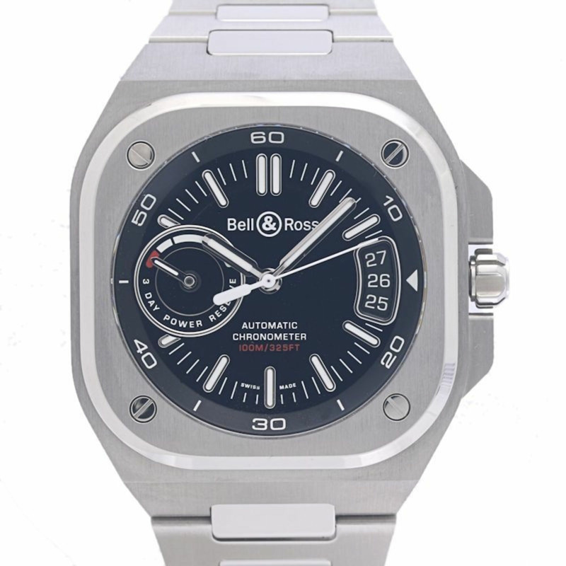 Bell & Ross BR-X5 黑色精鋼 BRX5R-BL-ST SST 男士腕錶 SS 40275-0