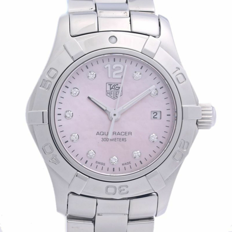 TAG Heuer Aquaracer 10P 鑽石 WAF141A.BA0824 女士腕錶 不鏽鋼 40313-0