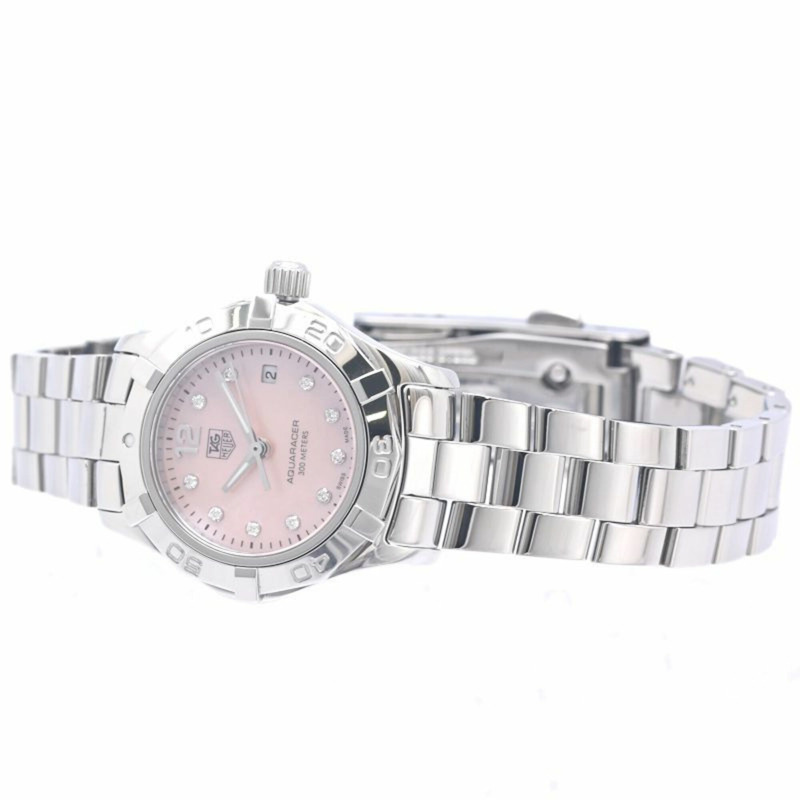TAG Heuer Aquaracer 10P 鑽石 WAF141A.BA0824 女士腕錶 不鏽鋼 40313-2
