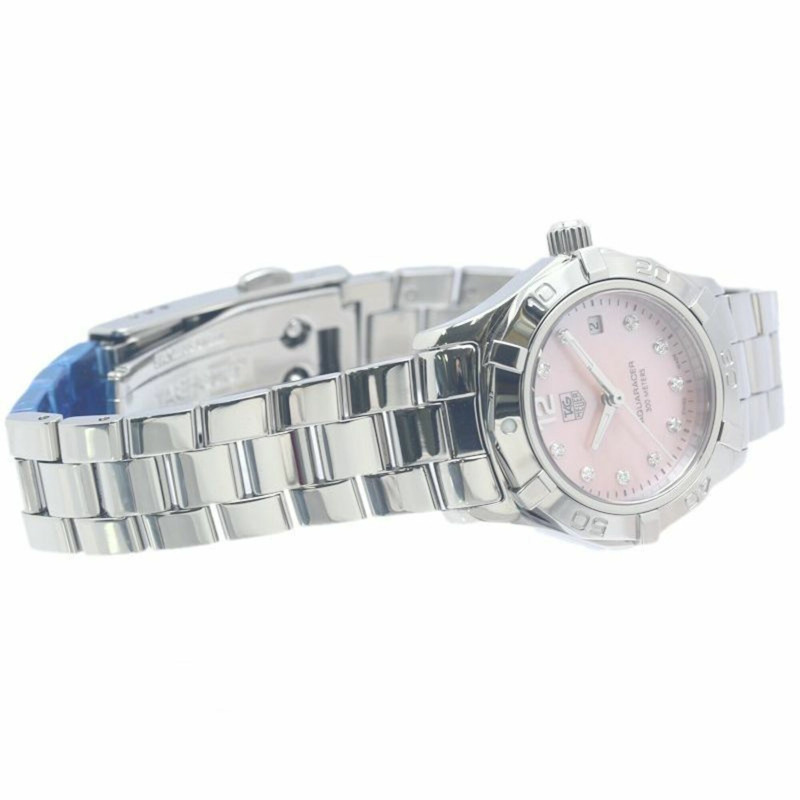 TAG Heuer Aquaracer 10P 鑽石 WAF141A.BA0824 女士腕錶 不鏽鋼 40313-3