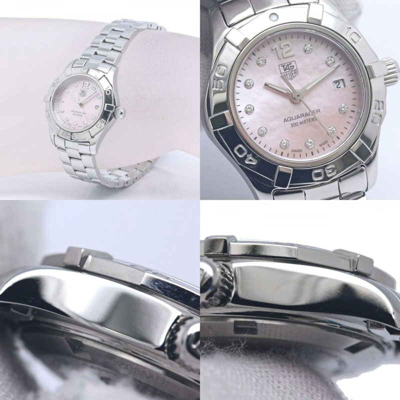 TAG Heuer Aquaracer 10P 鑽石 WAF141A.BA0824 女士腕錶 不鏽鋼 40313-6