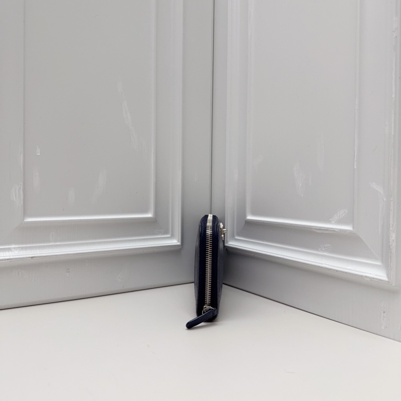 97新Chanel香奈兒 藍色長款錢包24開 -9