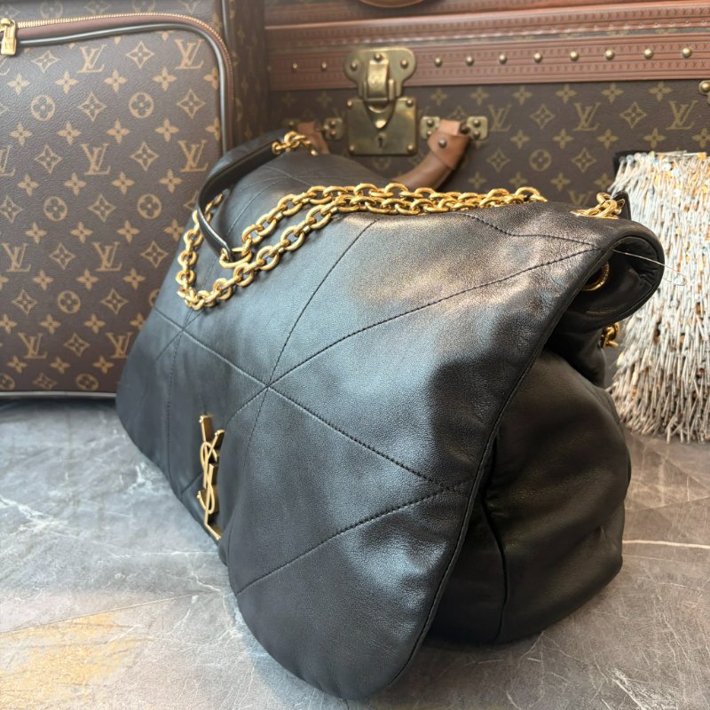 YSL JAMIE 4.3 羊皮肩背包 黑色-1