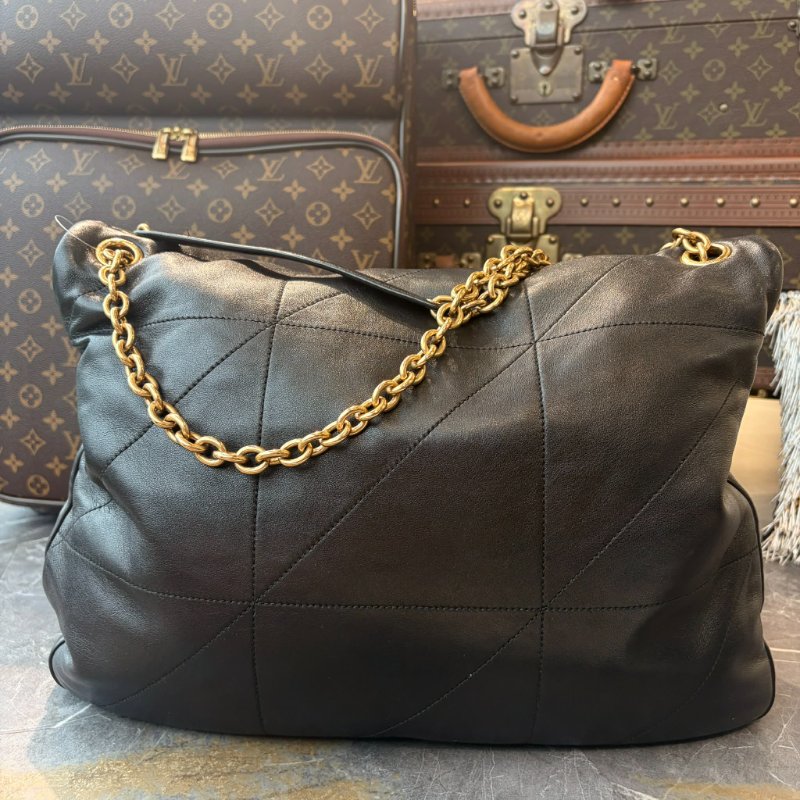 YSL JAMIE 4.3 羊皮肩背包 黑色-3