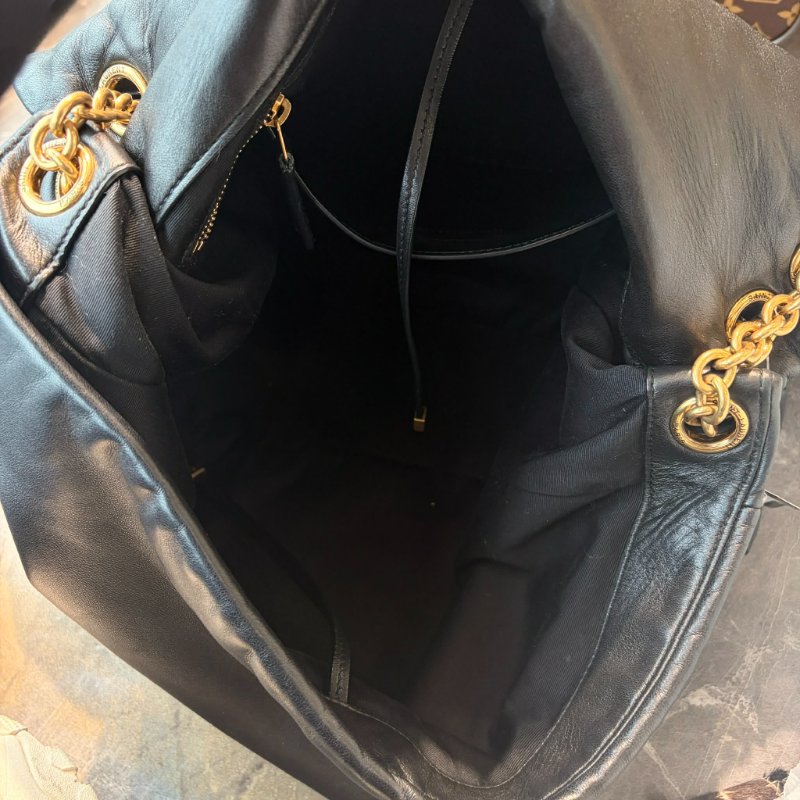 YSL JAMIE 4.3 羊皮肩背包 黑色-4