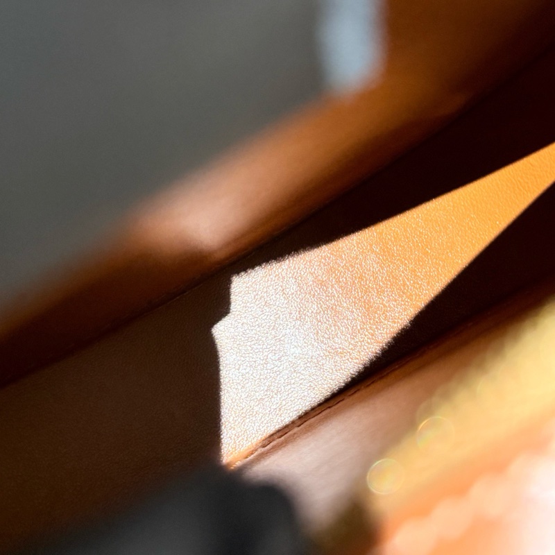 Celine 焦糖色月餅包小號 21年單包-6