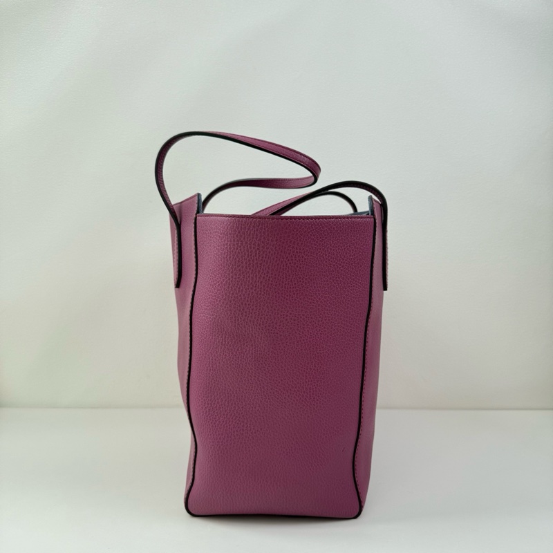 Gucci/古馳 Swing 牛皮 紫色tote包-4