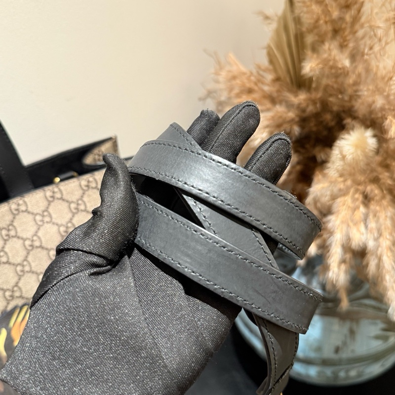 98新 Gucci 老花憤怒貓托特包 021黑標 單包 男女適用-7