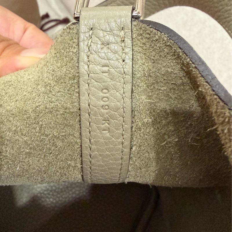 92新❤️Hermes 愛馬仕 菜籃子 picotin18 #鼠尾草綠銀釦 #X刻-8