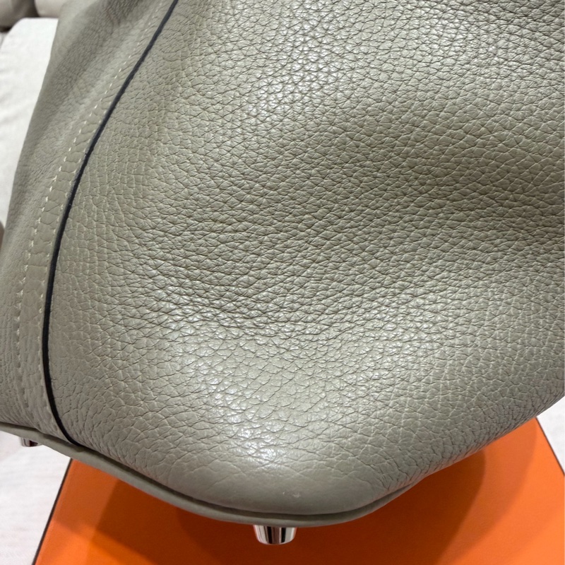 92新❤️Hermes 愛馬仕 菜籃子 picotin18 #鼠尾草綠銀釦 #X刻-15