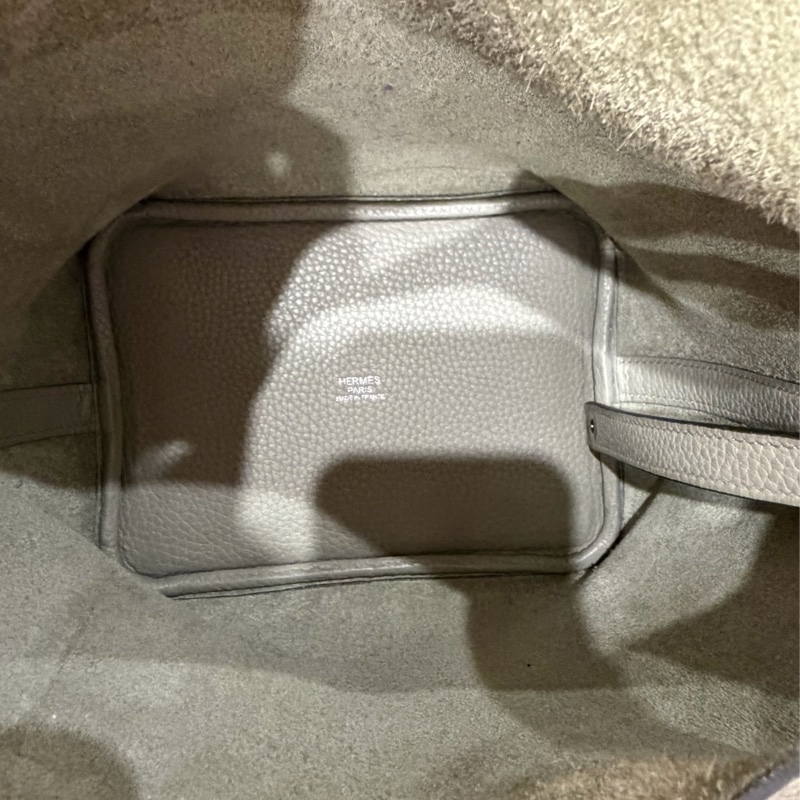 92新❤️Hermes 愛馬仕 菜籃子 picotin18 #鼠尾草綠銀釦 #X刻-21