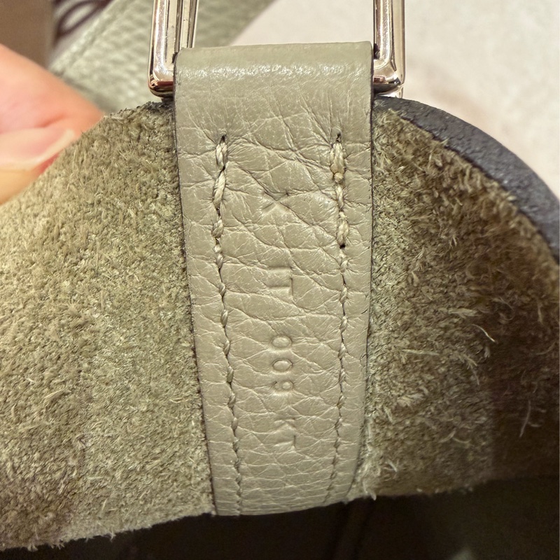 92新❤️Hermes 愛馬仕 菜籃子 picotin18 #鼠尾草綠銀釦 #X刻-25