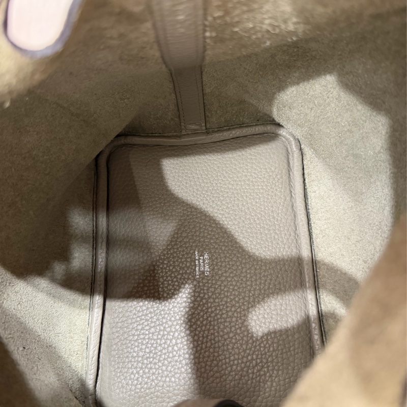 92新❤️Hermes 愛馬仕 菜籃子 picotin18 #鼠尾草綠銀釦 #X刻-29