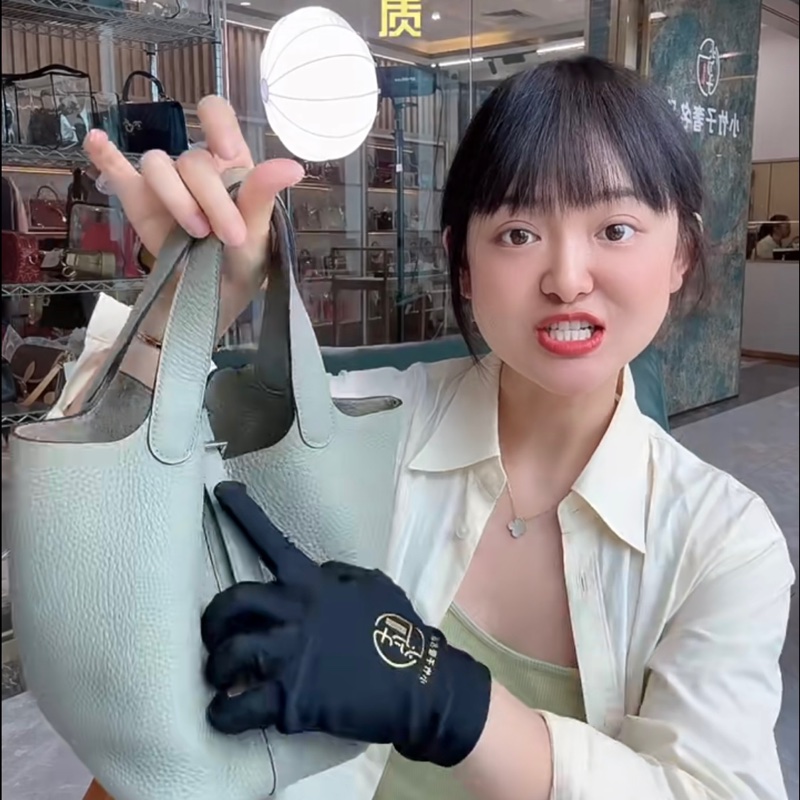 92新❤️Hermes 愛馬仕 菜籃子 picotin18 #鼠尾草綠銀釦 #X刻-41