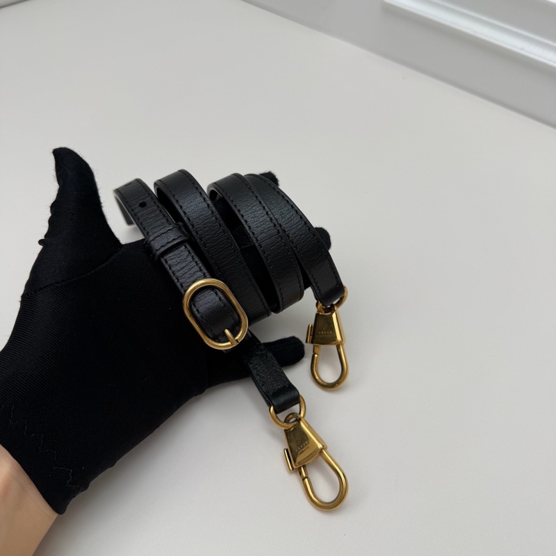 閒置Gucci古馳 Diana系列黑金竹節手柄包 黑色粒面牛皮+竹節手柄 復古優雅氣質滿分-10