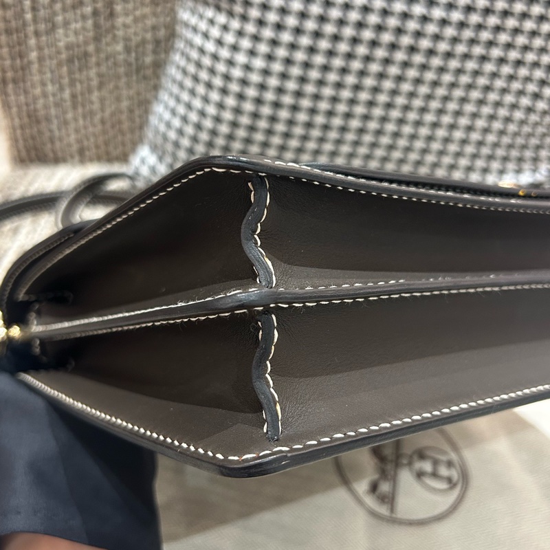 愛馬仕 Hermes 石墨灰 23 豬鼻子-4