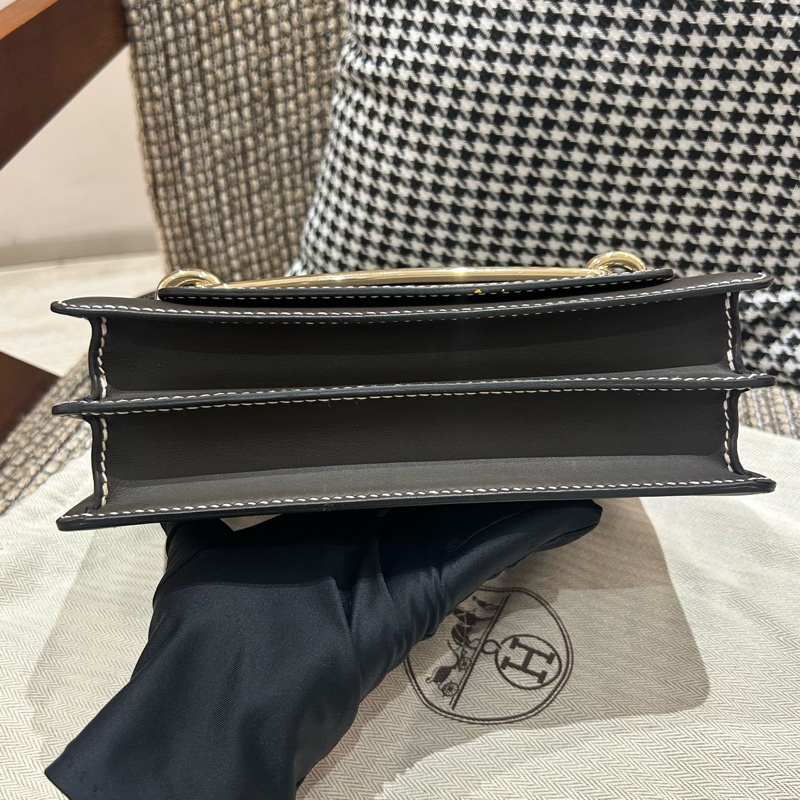 愛馬仕 Hermes 石墨灰 23 豬鼻子-5