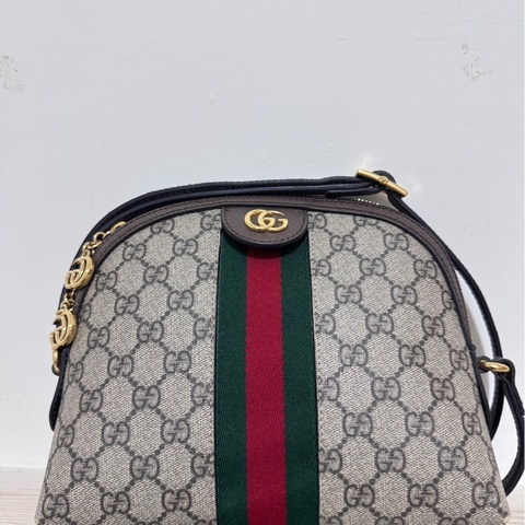 GUCCI-經典緹花Ophidia貝殼包