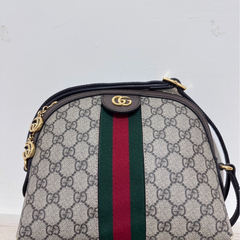 GUCCI-經典緹花Ophidia貝殼包-0