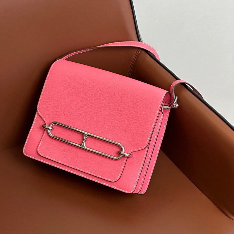 Hermes 愛馬仕 roulis23  豬鼻子 8w唇膏粉 銀扣-1