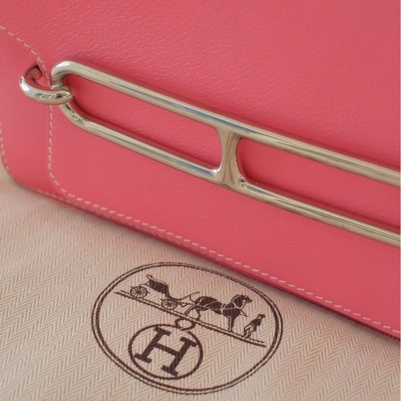 Hermes 愛馬仕 roulis23  豬鼻子 8w唇膏粉 銀扣-3