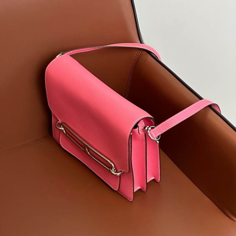 Hermes 愛馬仕 roulis23  豬鼻子 8w唇膏粉 銀扣-5