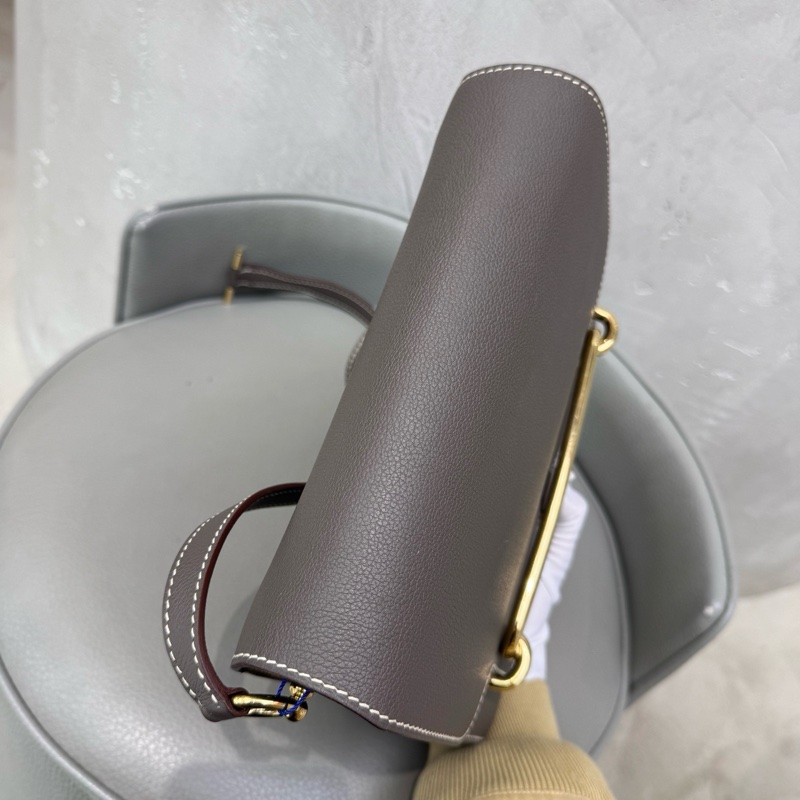 愛馬仕豬鼻子23錫器灰金扣 X刻-6