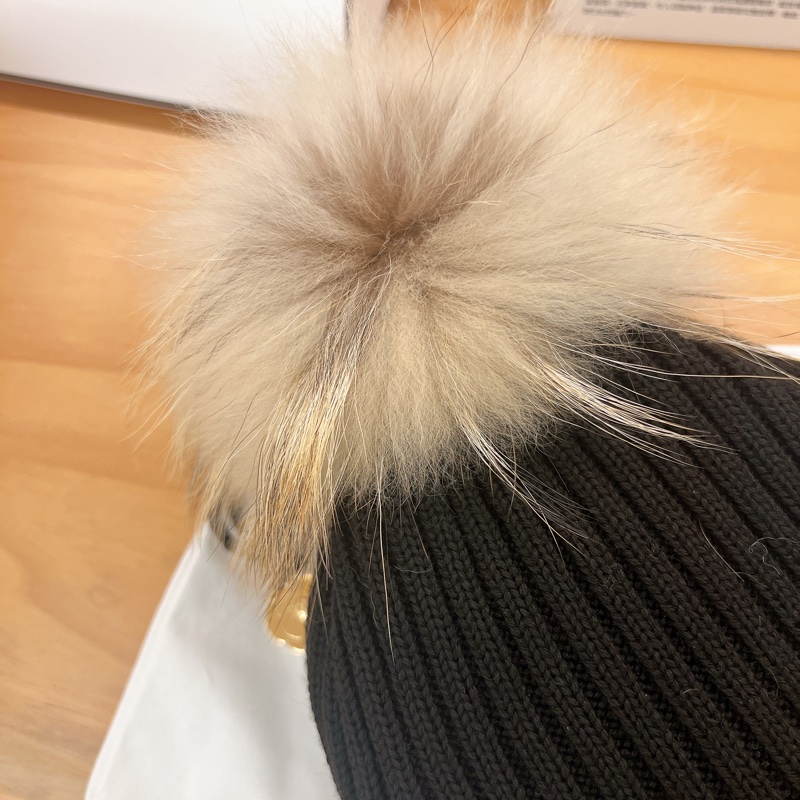 Moncler 毛帽 黑色 滑雪毛帽-1