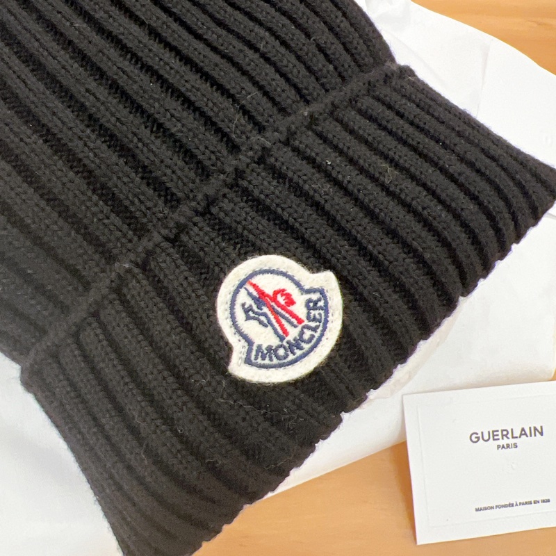 Moncler 毛帽 黑色 滑雪毛帽-3