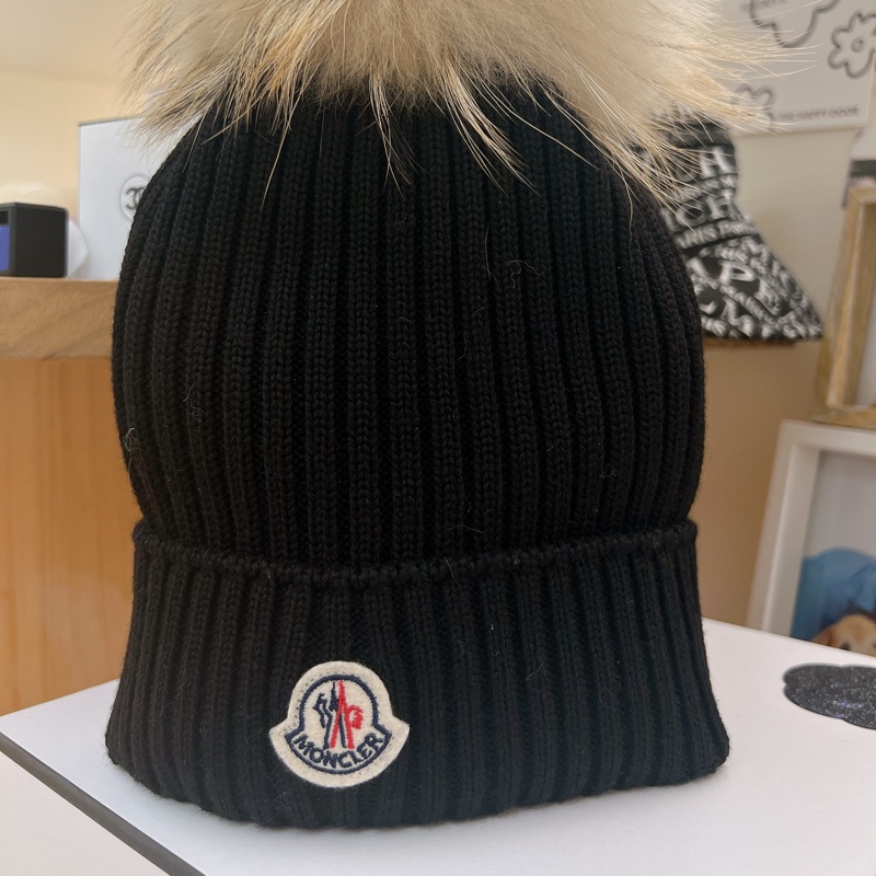 Moncler 毛帽 黑色 滑雪毛帽-4