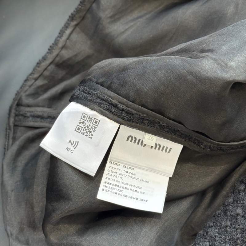 miumiu缪缪 23ss海军领外套-2