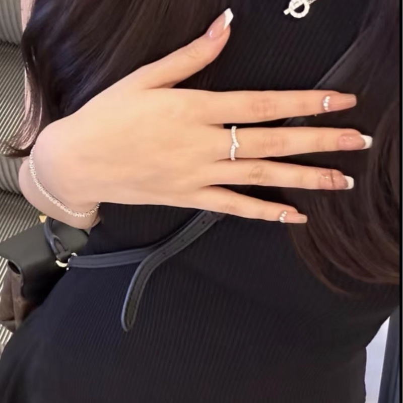 Hermes爱马仕 FINESSE小Q白金钻石项链-3