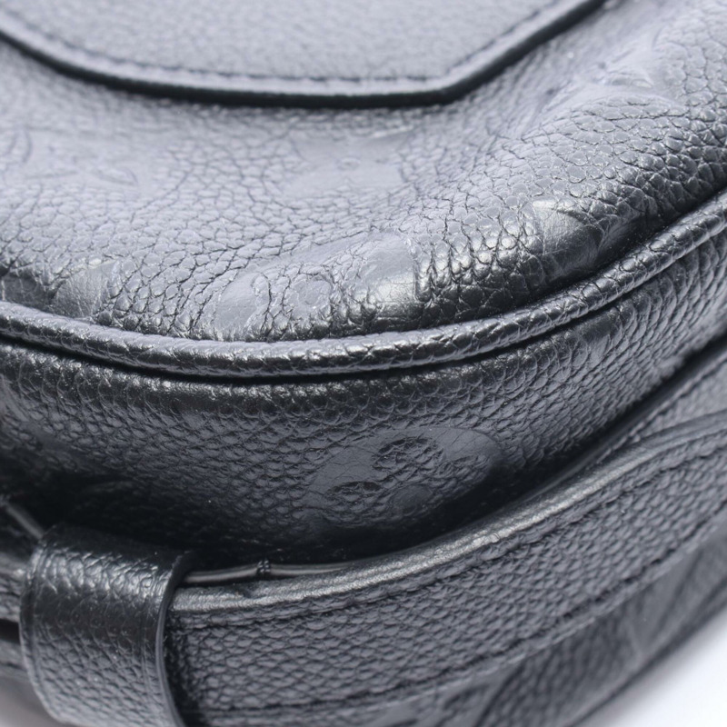 路易威登 Boite Chapeau Souple 中型單肩包/手提包，皮革，Monogram Empreinte，女式，黑色，M45649-5
