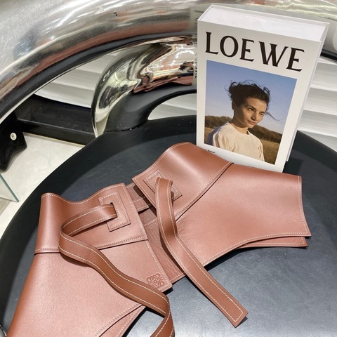 LOEWE Obi皮质腰封腰带