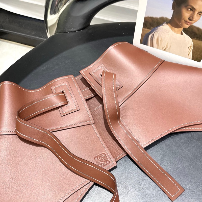 LOEWE Obi皮质腰封腰带-1