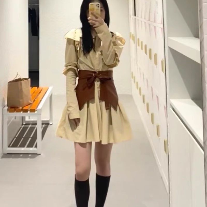 LOEWE Obi皮质腰封腰带-4